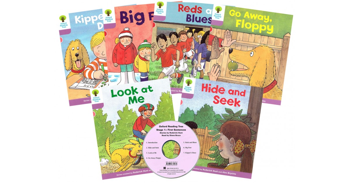 Oxford Reading Tree Stage 1+ First Sentences Stories (6 titles+CD)