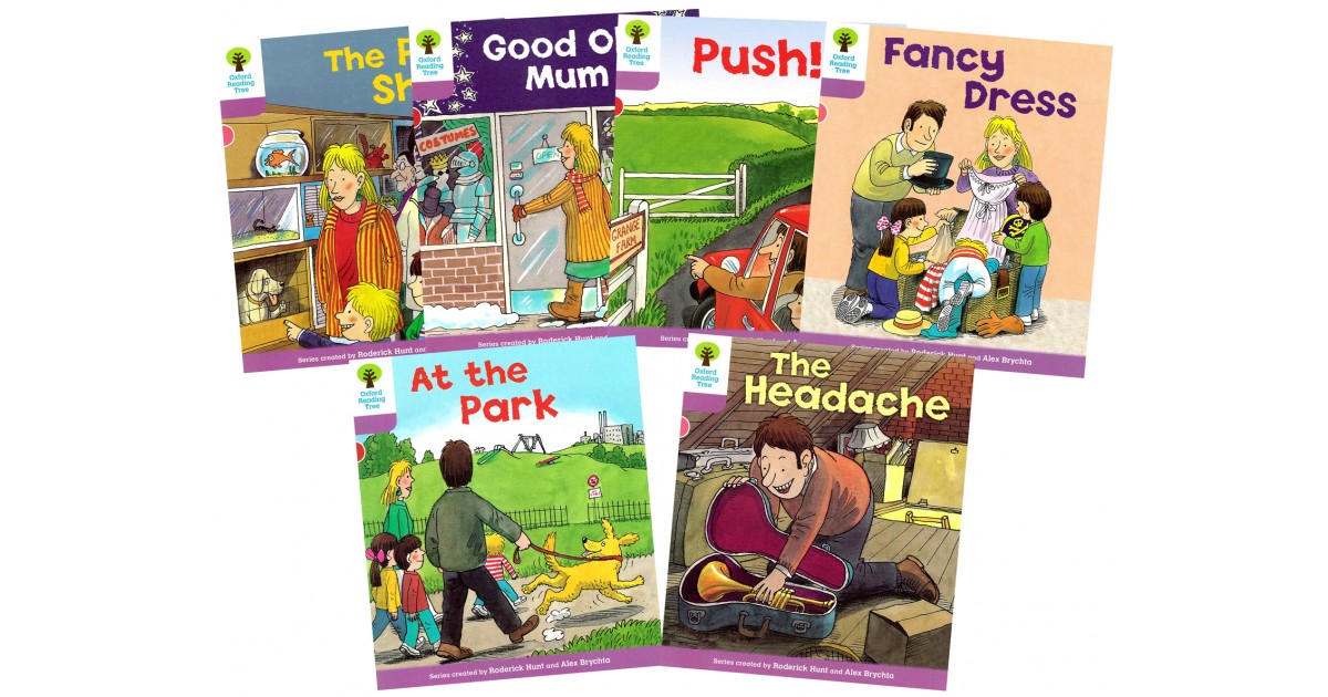 Oxford Reading Tree Stage 1+ Patterned Stories (6 titles)
