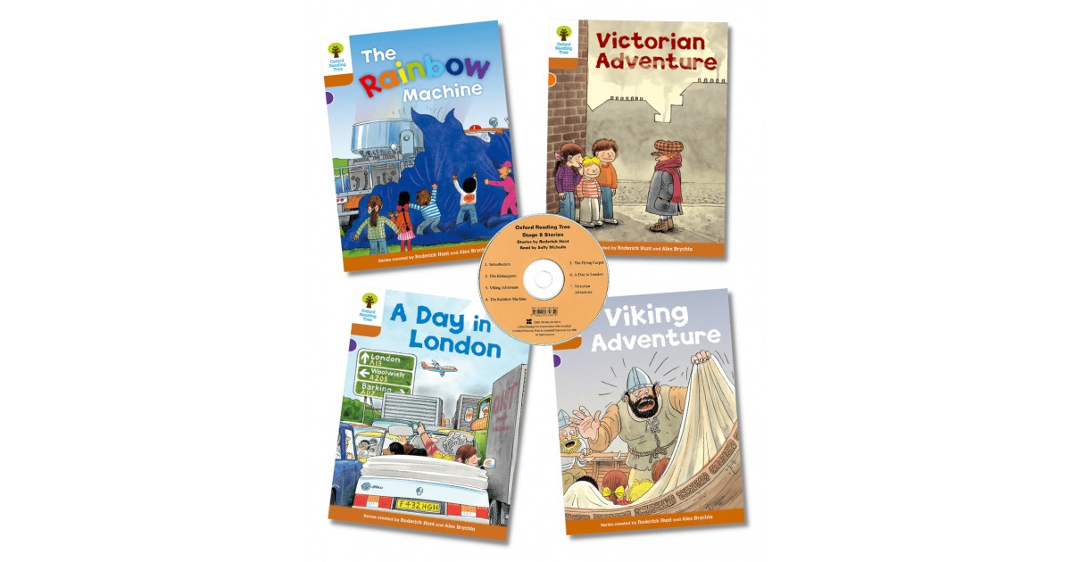 Oxford Reading Tree Stage 8 Stories (4 titles+CD)